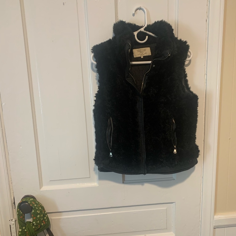 Zara Trafaluc Faux Fur Vest